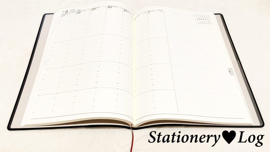 ビジネス用のバーチカル手帳２